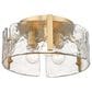 Golden Lighting Aenon 3-Light Flush Mount in Brushed Champagne Bronze, , large