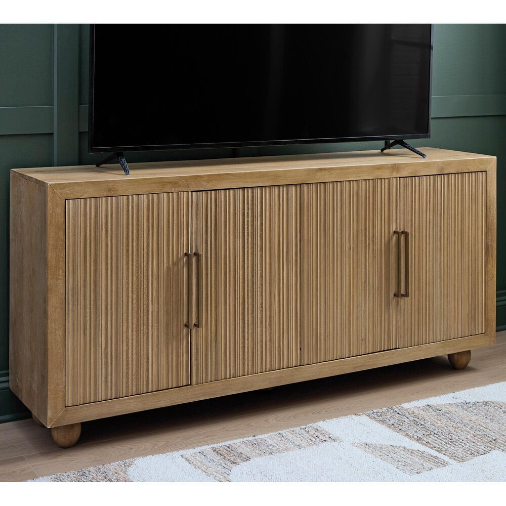Ashley Niam Accent Cabinet in Light Antique Beige, , large