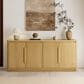 HOMLUX 70" Modern Storage TV Stand in Walnut, , large