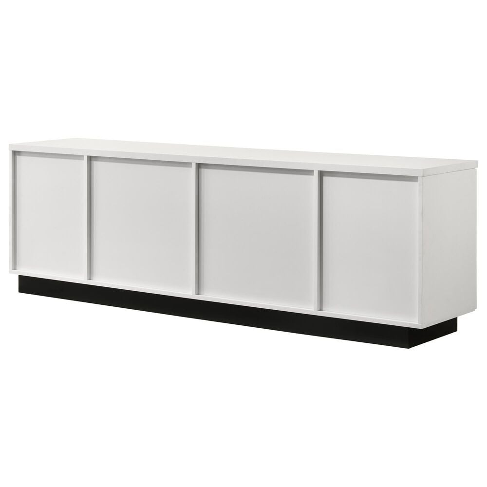 HOMLUX 70.5" TV Stand with Drawers and Adjustable Storage Shelves in White, , large