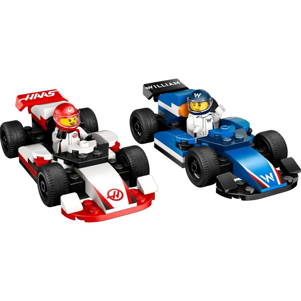 LEGO City F1 Williams Racing &amp; Haas F1 Race Cars, , large