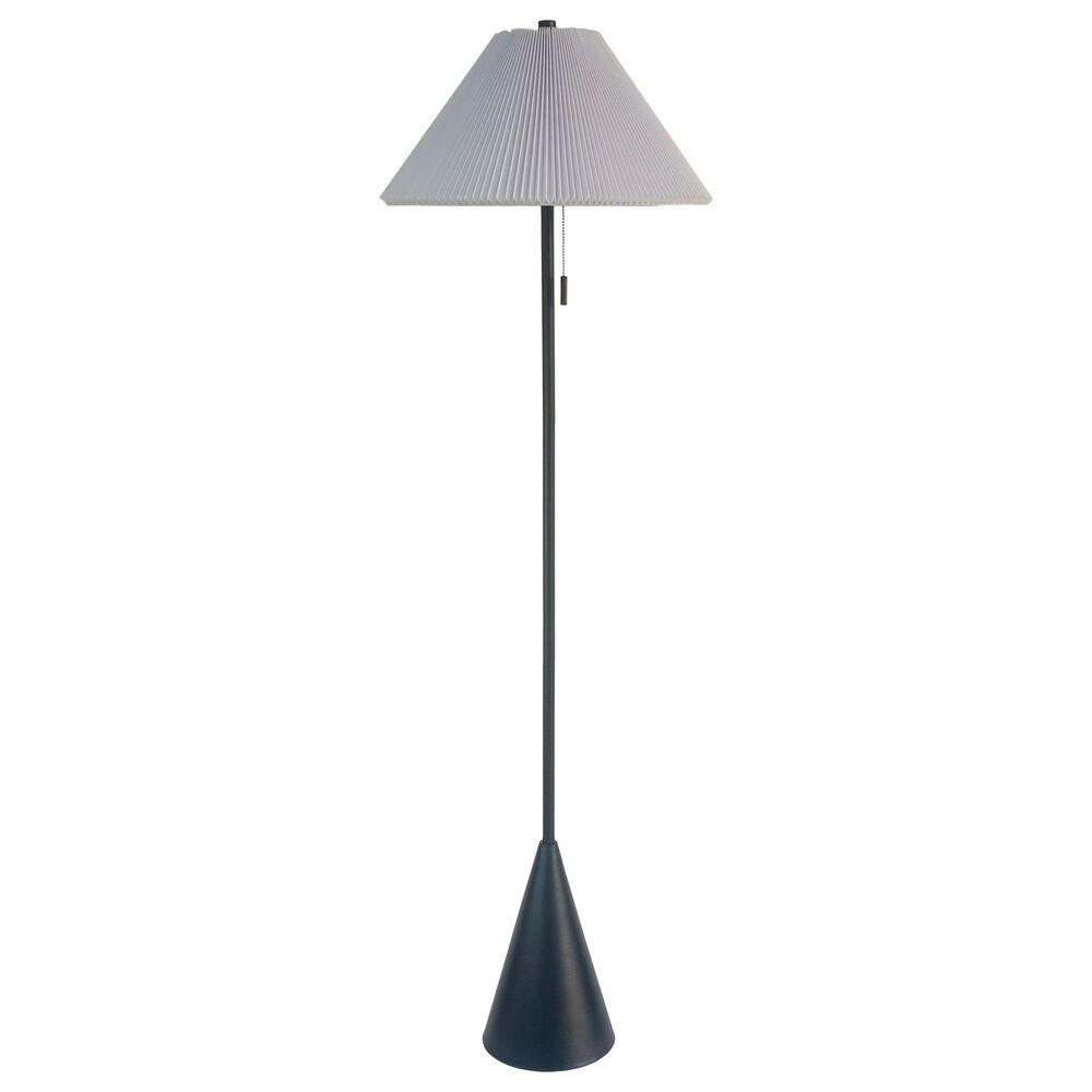 Classy Art Wholesalers Conical Oasis Floor Lamp in Matte Black, , large