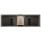 James Martin Vanities Metropolitan 72" Double Bathroom Vanity in Silver Oak and Chrome with 3 cm White Zeus Quartz Top and Rectangular Sinks, , large