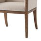Theodore Alexander Echoes Arm Chair with Wood Back in Oak, , large