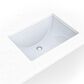 MS International 18.5" x 13.75" Rectangular Porcelain Undermount Bathroom Vanity Sink in White, , large