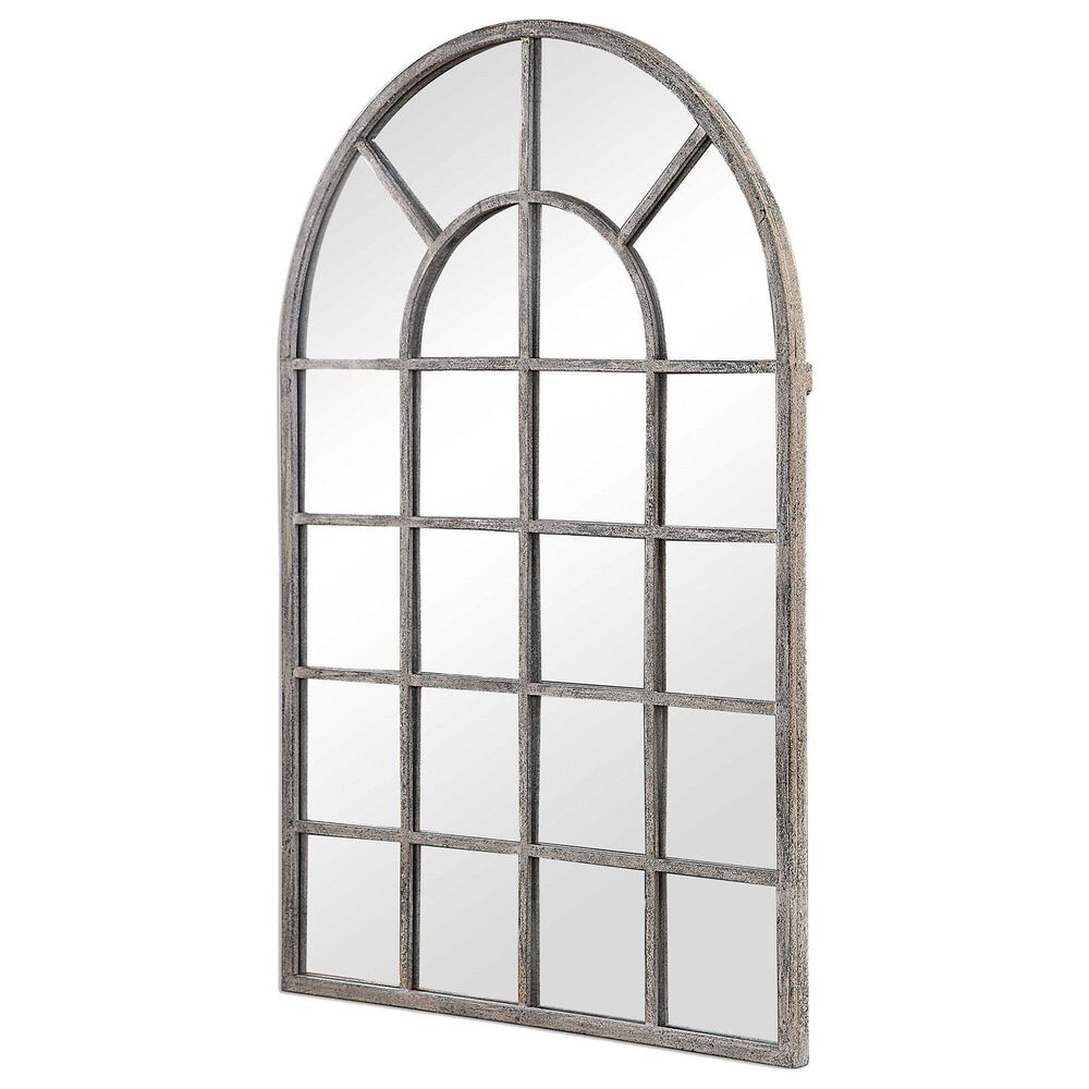 Salt & Light Wall Mirror in Antique Rustic Gray, , large
