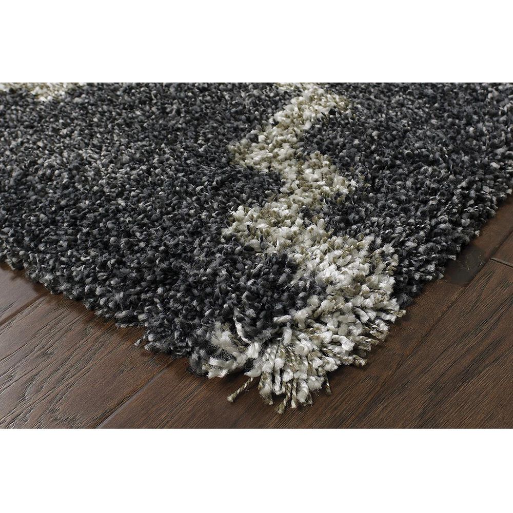 Oriental Weavers Henderson 92K 9&#39;10&quot; x 12&#39;10&quot; Charcoal and Grey Area Rug, , large