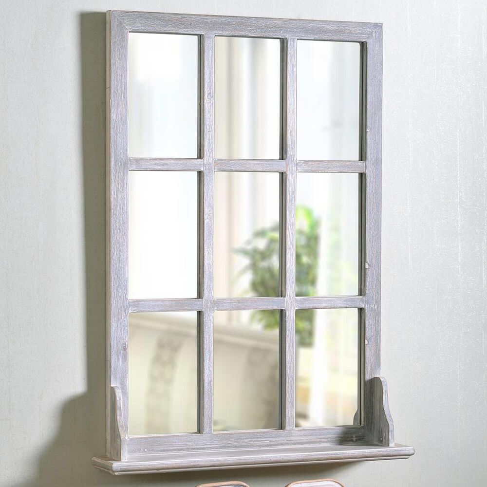 Kenroy Wyoming Wall Mirror in Grey Wood, , large