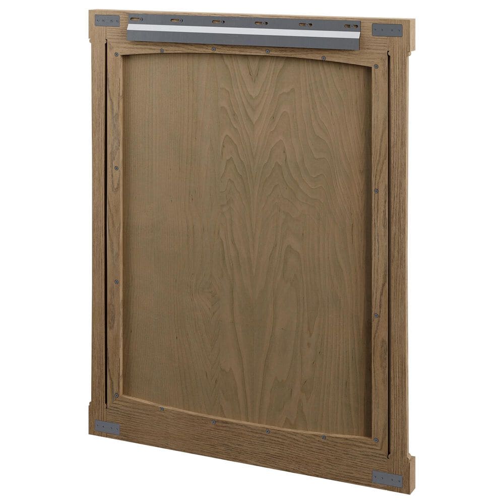 James Martin Kinnsden 30" Rectangular Mirror in Weathered Oak, , large