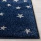 Safavieh Carousel Outer Space 9" x 12" Navy and Grey Kids Area Rug, , large