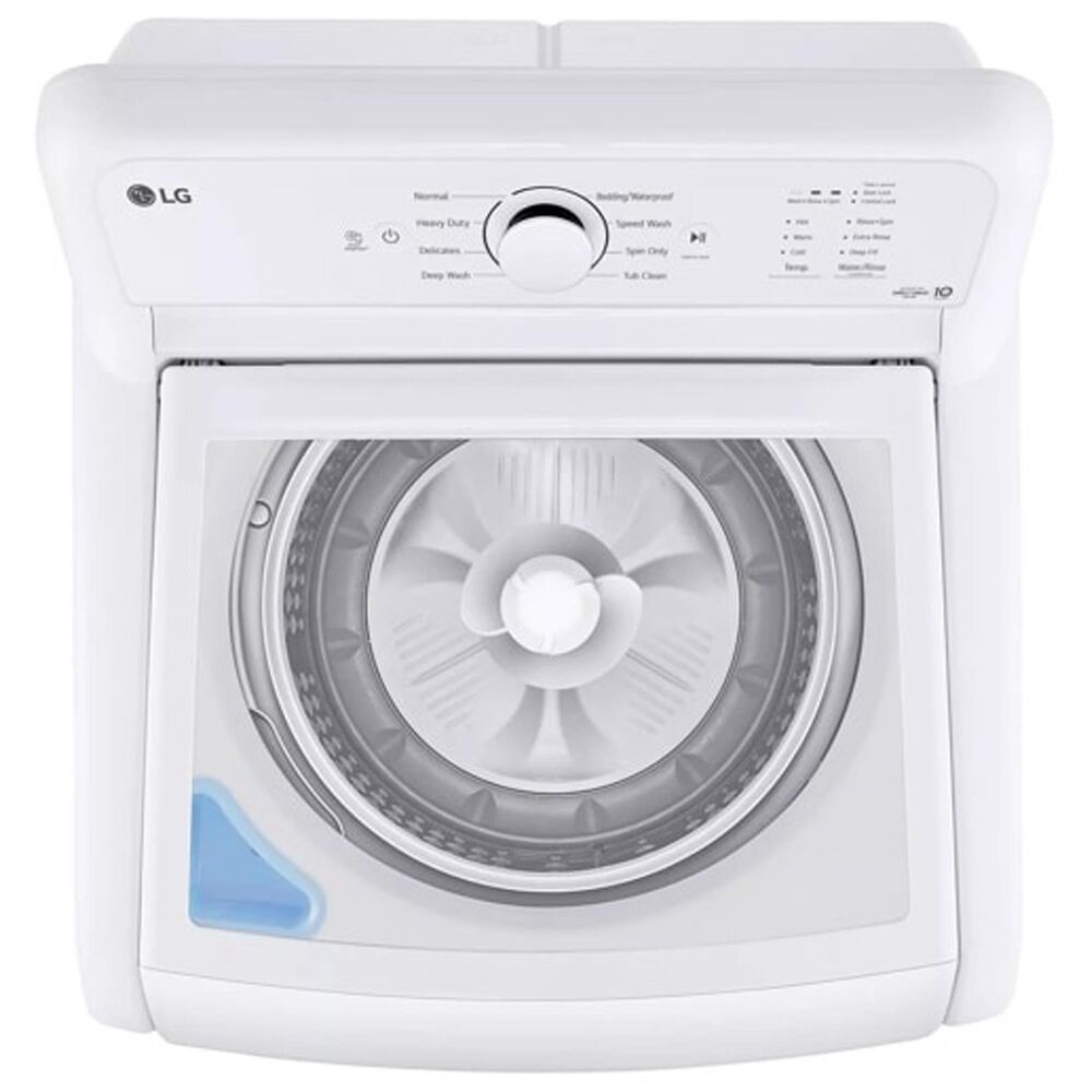 LG 4.1 Cu. Ft. Top Load Washer with 4-Way Agitator and TurboDrum Technology in White, , large