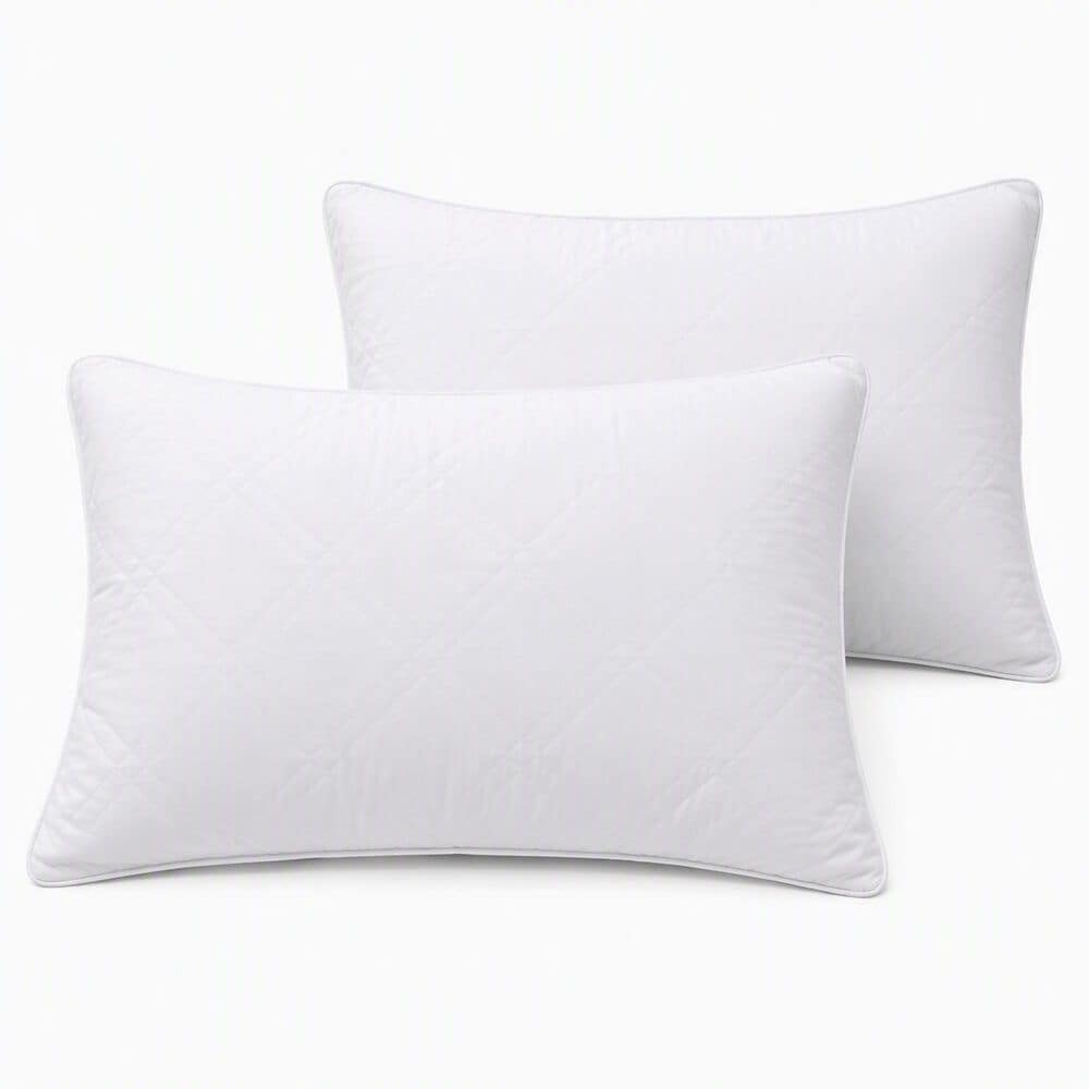 Blue Ridge Home Fashions Jumbo 2-Pack Down Pillows in White, , large