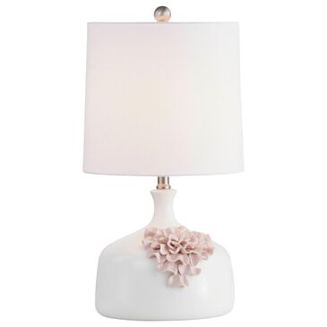 Southern Lighting Cora Table Lamp White and Pink, , large