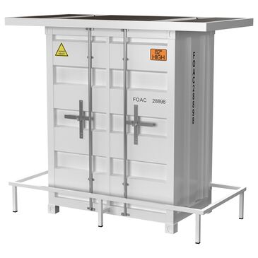 Furniture of America Figueroa Bar Table in White, , large