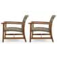 Hearth and Haven Hampton Club Chair in Natural and Gray (Set of 2), , large
