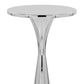 Lumisource Gemma 22" Side Table in Polished Nickel, , large
