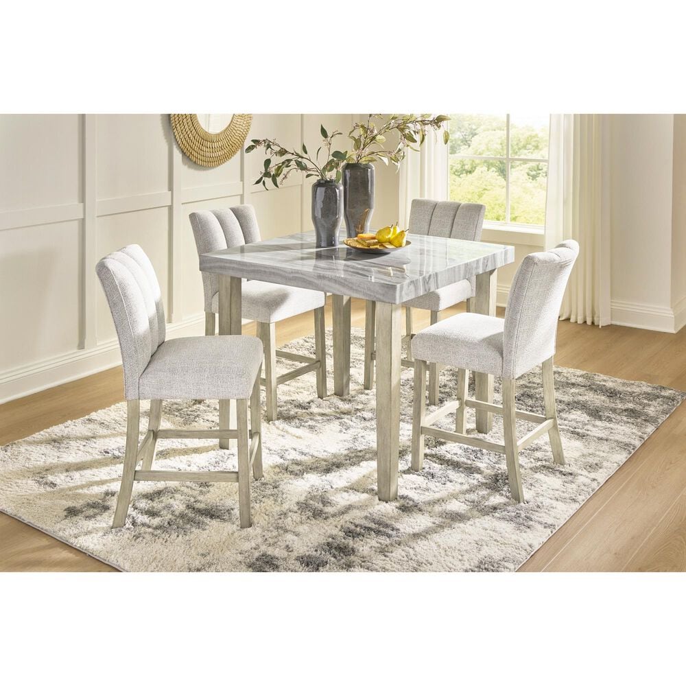 Ashley Larawyn Upholstered Barstool in Bisque, , large
