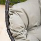 Noble House Layla Hanging Basket Chair and Stand in Multi-Brown, , large