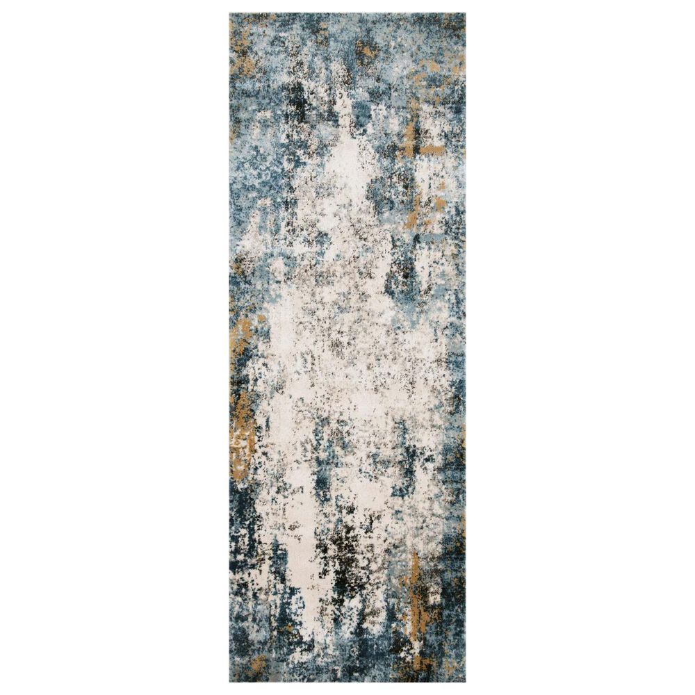 Loloi II Alchemy ALC-05 2"8" x 10"6" Denim and Ivory Runner, , large