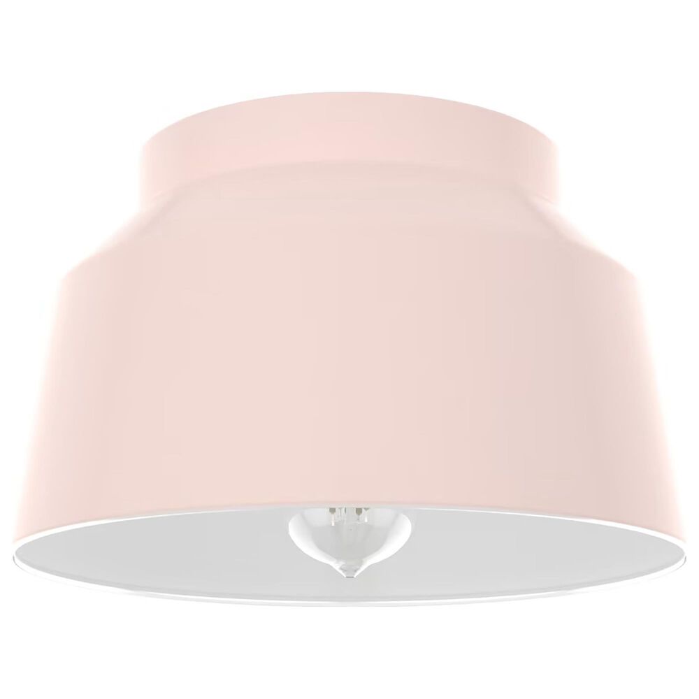 Hunter Cranbrook 1-Light Flush Mount in Blush Pink, , large