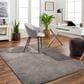Surya Alder 5" x 7" Black and Charcoal Area Rug, , large