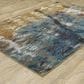 Oriental Weavers Venice Forli 3"10" x 5"5" Blue and Gold Area Rug, , large