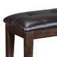 Ashley Haddigan Large Upholstered Dining Bench in Dark Brown, , large