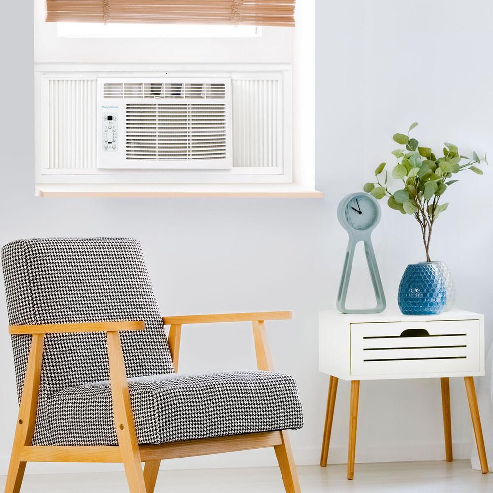 Keystone 12000 BTU Window-Mounted Air Conditioner with Follow Me LCD Remote Control in White, , large