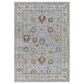 Surya Reina REN-2306 Light Gray, Cream, Denim, Rust, Mustard and Olive 5" x 7"5" Area Rug, , large