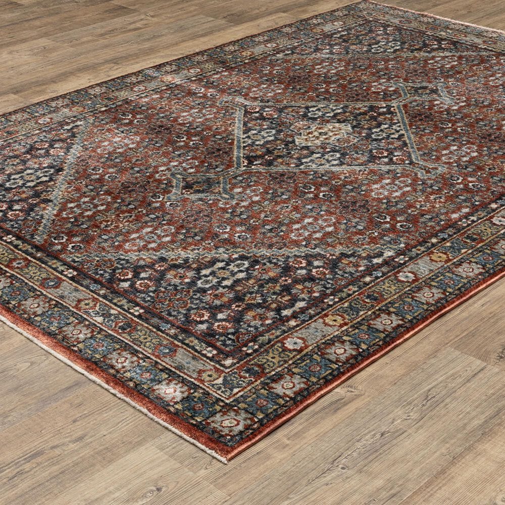 Oriental Weavers Eliana Red and Multicolor 3&#39;3&quot; x 5&#39; Area Rug, , large