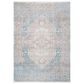 Safavieh Dream 4" x 6" Grey and Aqua Area Rug, , large