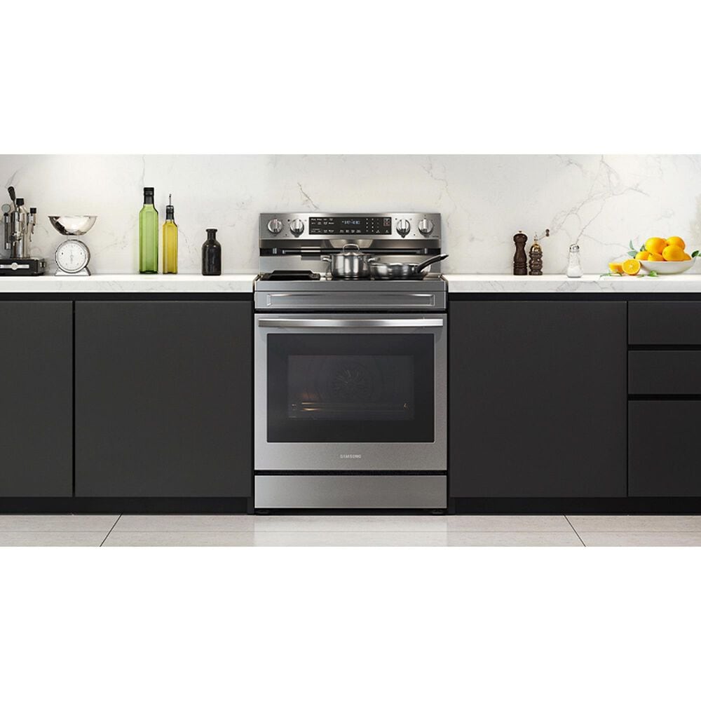 Samsung 6.3 Cu. Ft. Smart Freestanding Electric Range in Fingerprint Resistant Stainless Steel, , large