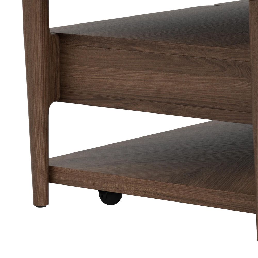 Riverside Furniture Delia 2-Drawer Cocktail Table in Nouveau Walnut, , large