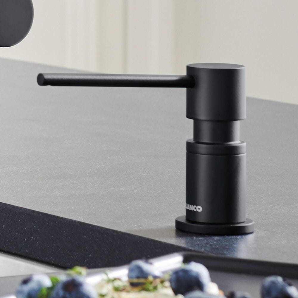 Blanco Lato Soap Dispenser in Matte Black, , large