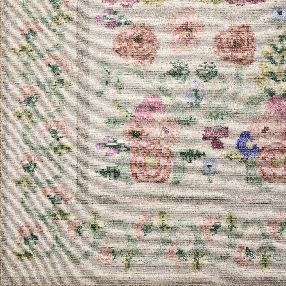 Rifle Paper Co Rosa 7&#39;6&quot; x 9&#39;6&quot; Ivory Area Rug, , large