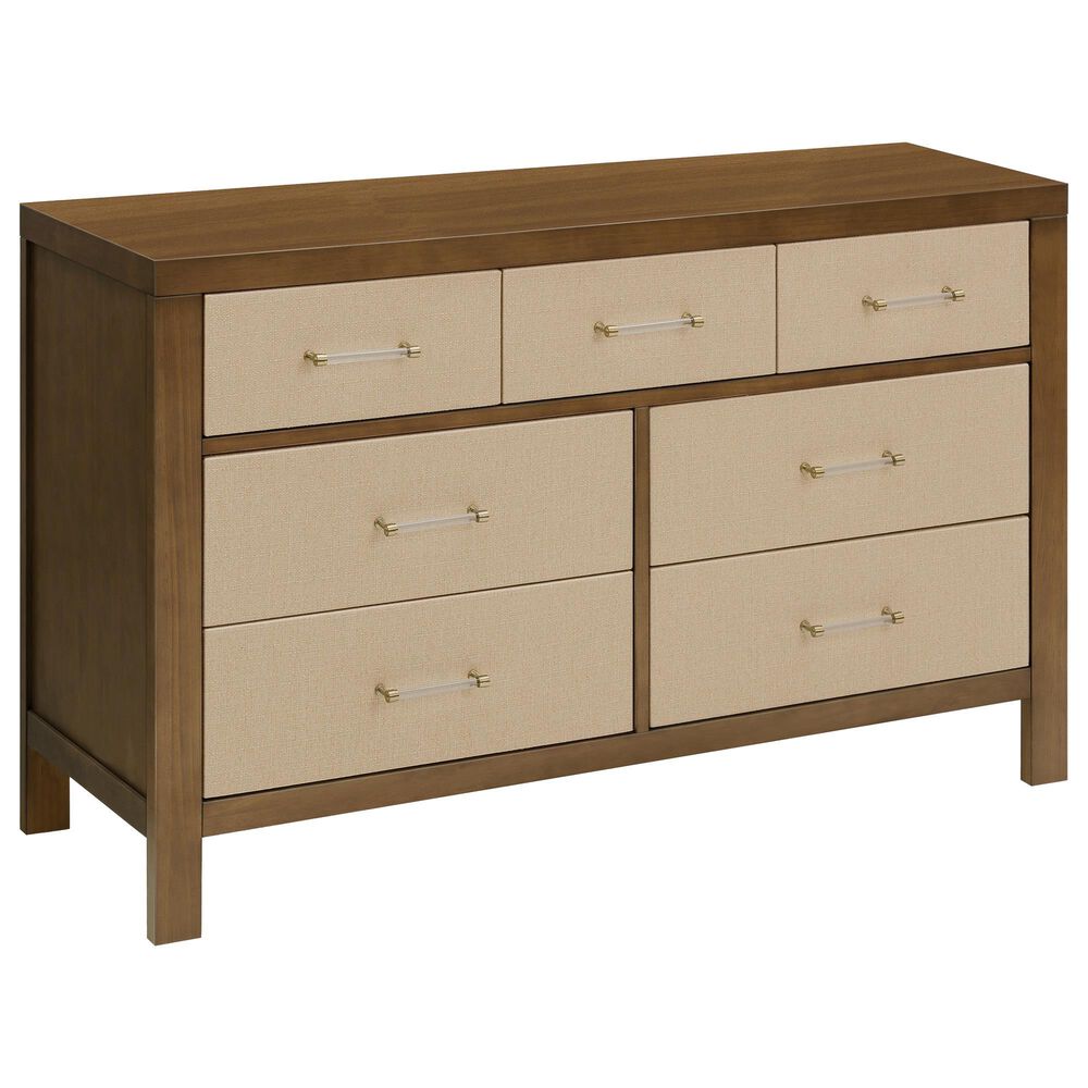 DaVinci Eloise 7-Drawer Dresser in Natural Walnut and Sand, , large