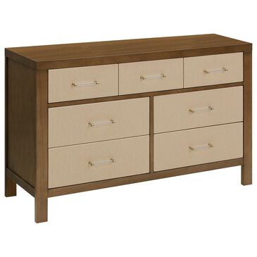 DaVinci Eloise 7-Drawer Dresser in Natural Walnut and Sand, , large
