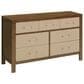 DaVinci Eloise 7-Drawer Dresser in Natural Walnut and Sand, , large
