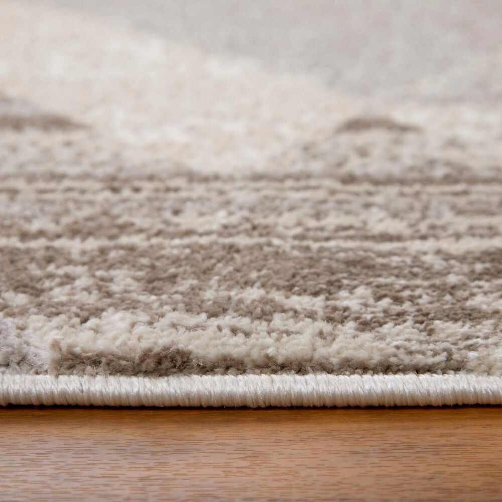 Feizy Vancouver 39NRF 8&#39; x 10&#39; Beige and Brown Area Rug, , large