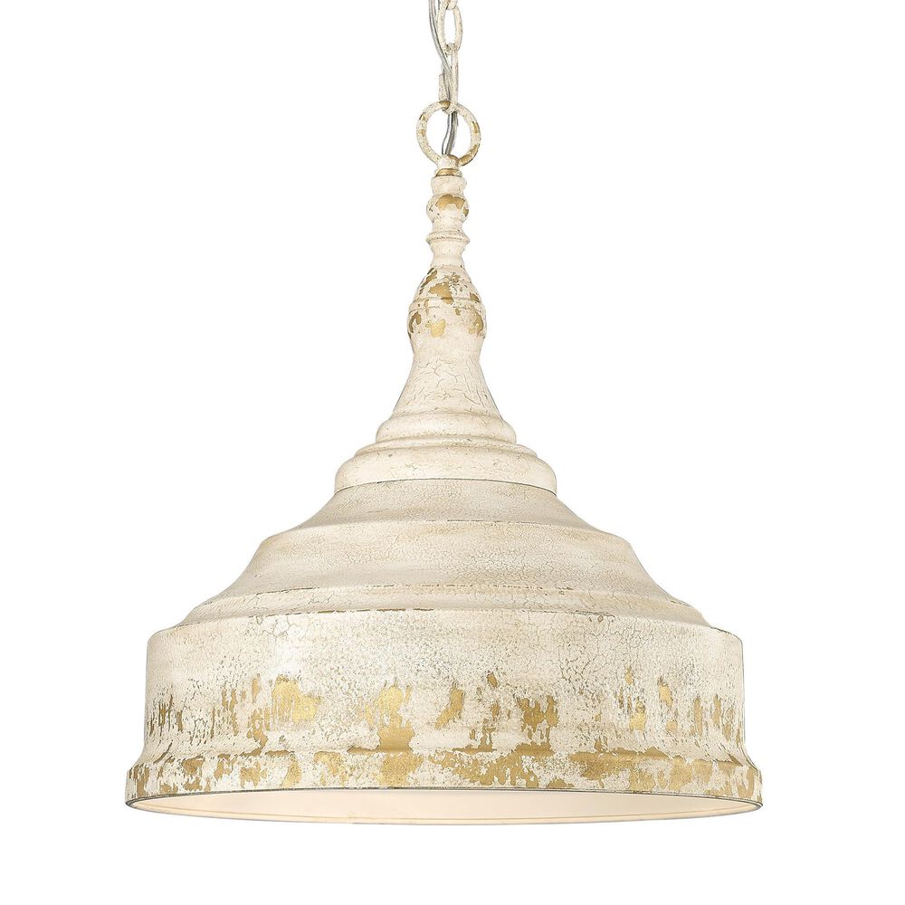 Golden Lighting Keating 3-Light Pendant in Antique Ivory, , large