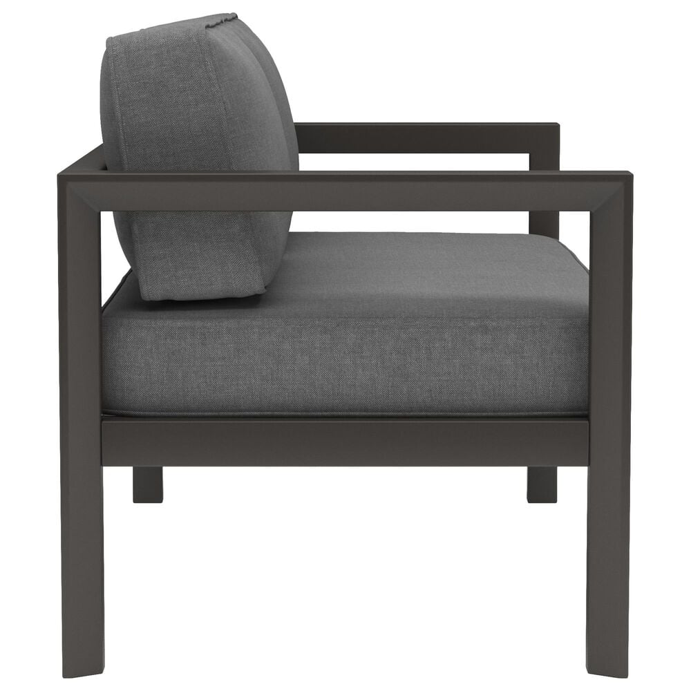 Homestyles Grayton 4-Piece Patio Conversation Set with Loveseat in Gray, , large