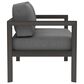 Homestyles Grayton 4-Piece Patio Conversation Set with Loveseat in Gray, , large
