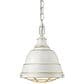 Golden Lighting Bartlett 1-Light Pendant in French White, , large