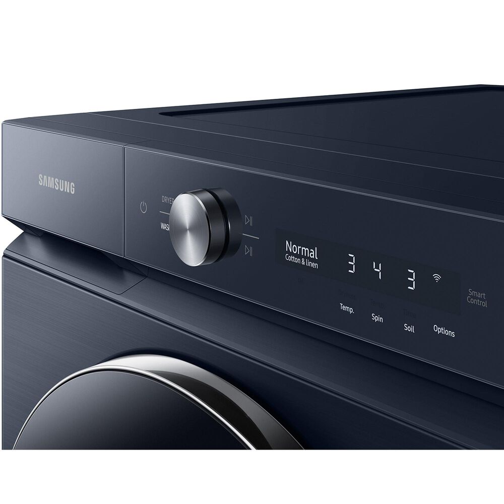 Samsung Bespoke 5.3 Cu. Ft. Ultra Capacity Front Load Washer with Ai OptiWash and Auto Dispense in Brushed Navy., , large