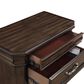 New Heritage Design Lyndhurst 4-Piece Queen Bedroom Set in Walnut Brown, , large