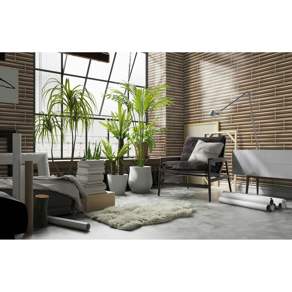 Emser Tubage Bronze 7&quot; x 16&quot; Porcelain Tile, , large