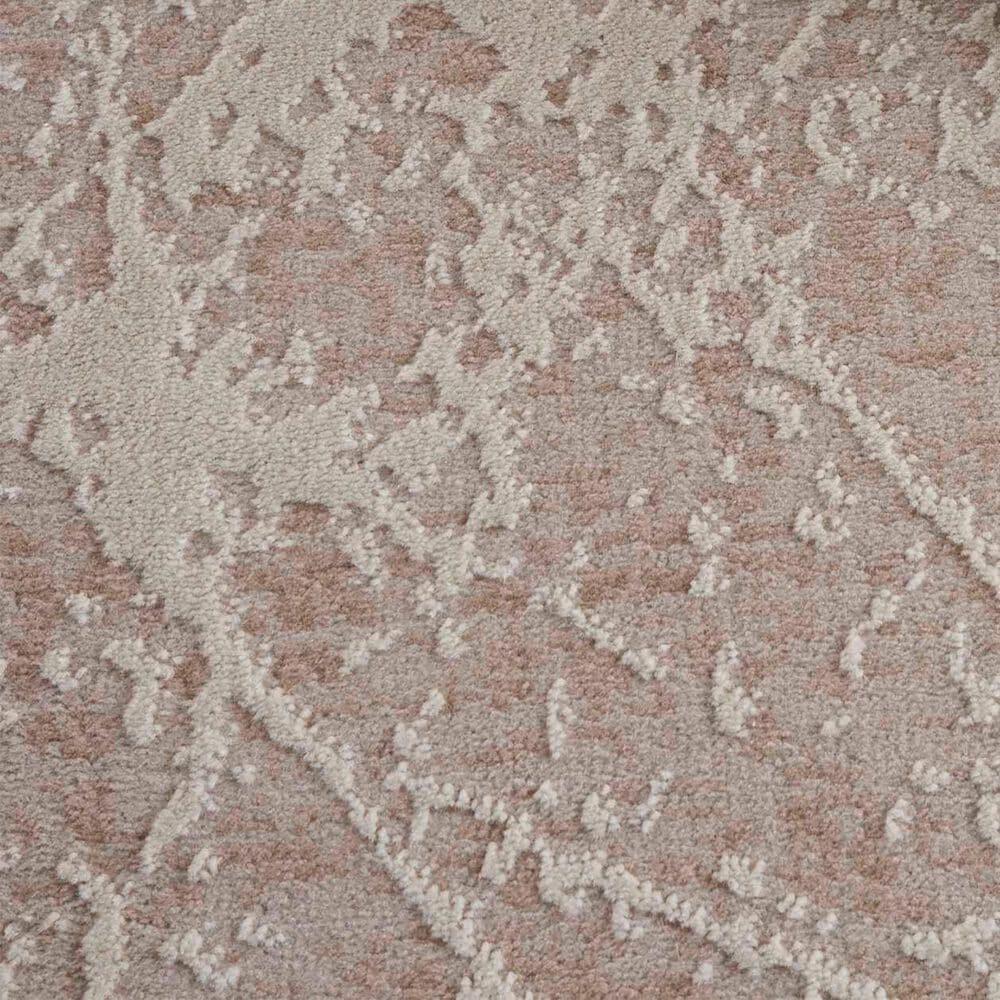 Nourison Exhale 2&#39;2&quot; x 7&#39;6&quot; Mocha and Ivory Runner, , large