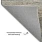 Dalyn Rug Company Trevi TV1 2"6" x 3"10" Pewter Area Rug, , large