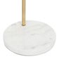 Lumisource Salon Floor Lamp in White and Antique Brass, , large