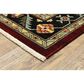Oriental Weavers Lilihan Medallion 092R6 5"3" x 7"6" Red and Black Area Rug, , large
